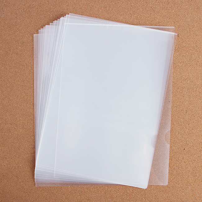 투명 L홀더 10p세트 A4 서류 투명화일(제작 로고 인쇄 홍보 기념품 판촉물)